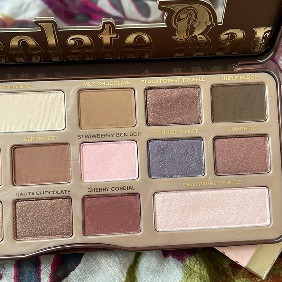 Brand New Too Faced Eye Shadow Set of Three Chocolate Bar Let’s Play Major Love - Picture 11 of 16